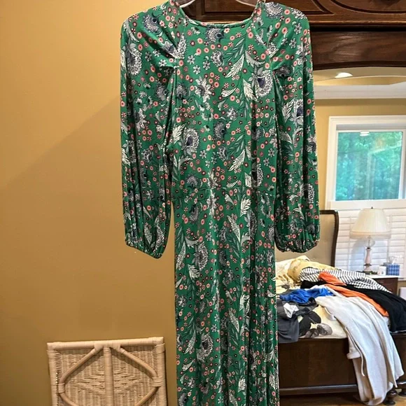boden green maxi dress Boden Women's Camalie Jersey Maxi Dress in Green